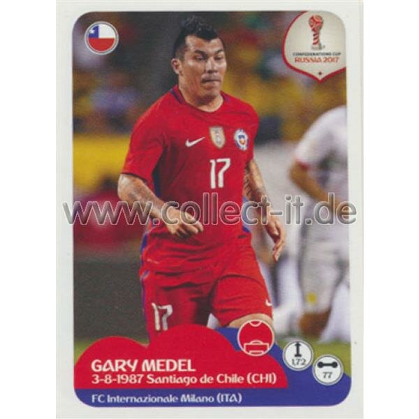 Confederations Cup 2017 - Sticker 182 - Gary Medel