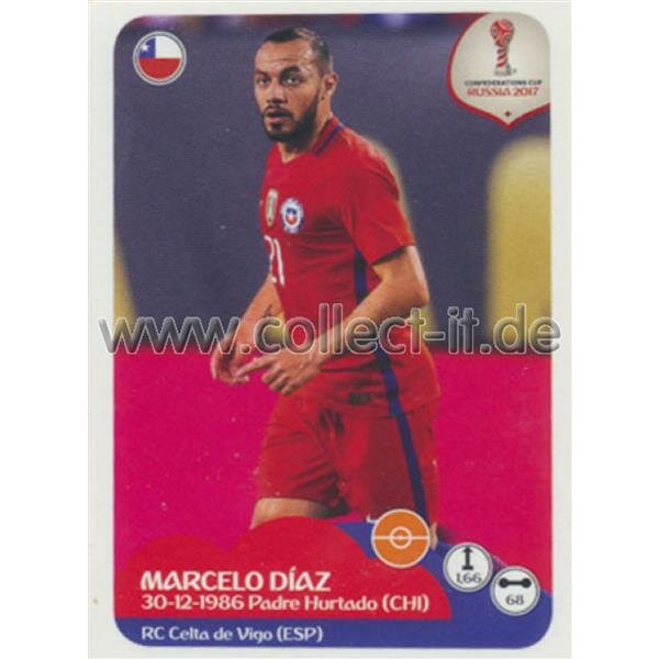 Confederations Cup 2017 - Sticker 189 - Marcelo Diaz