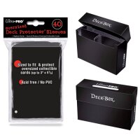 Ultra Pro Deck Box - Schwarz Oversized