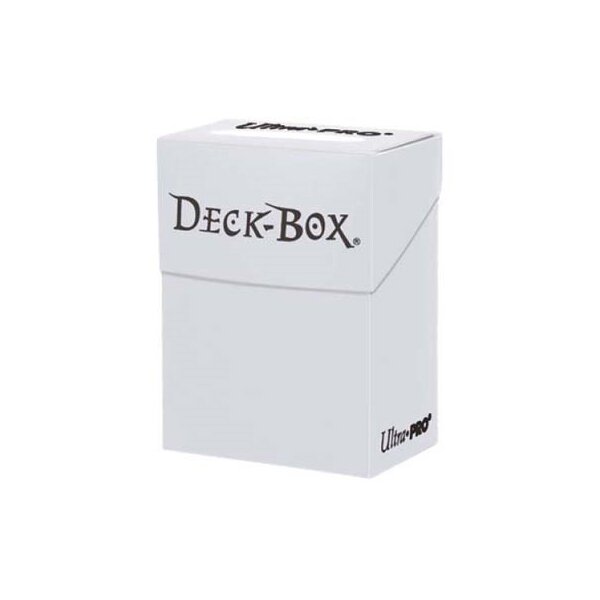 Ultra Pro Deckbox Weiss Standard Größe