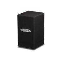 Ultra Pro Satin Tower Deck Box - Schwarz