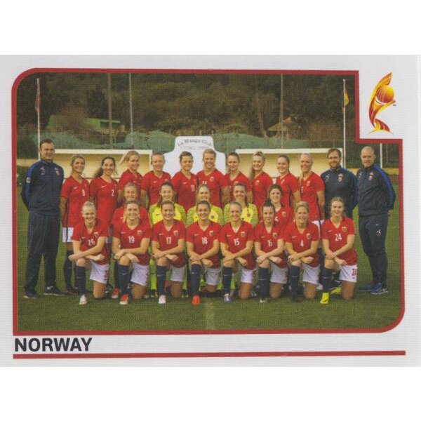 Sticker 36 - Team - Norwegen - Frauen EM2017