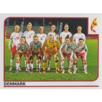 Sticker 56 - Team - Dänemark - Frauen EM2017