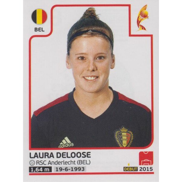 Sticker 80 - Laura Deloose - Belgien - Frauen EM2017