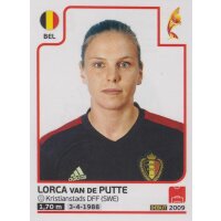 Sticker 82 - Lorca van De Putte - Belgien - Frauen EM2017