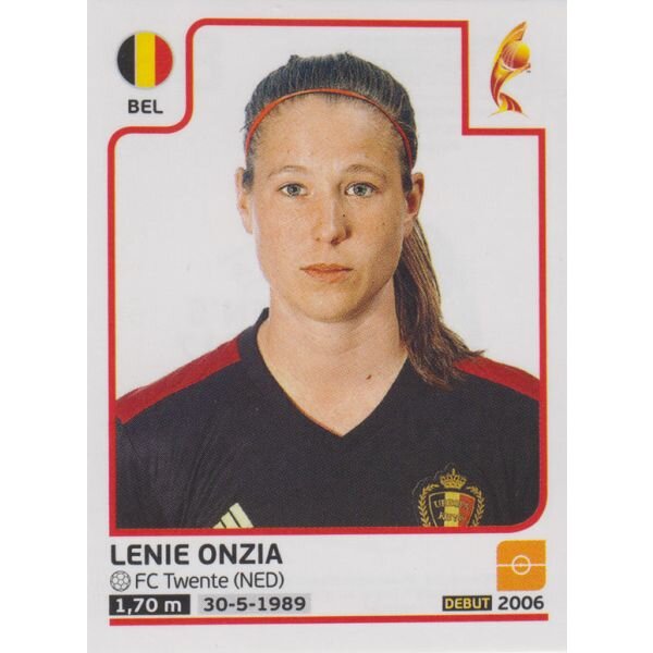 Sticker 88 - Lenie Onzia - Belgien - Frauen EM2017