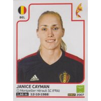 Sticker 94 - Janice Cayman - Belgien - Frauen EM2017