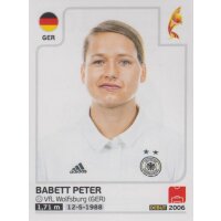 Sticker 100 - Babett Peter - Deutschland - Frauen EM2017