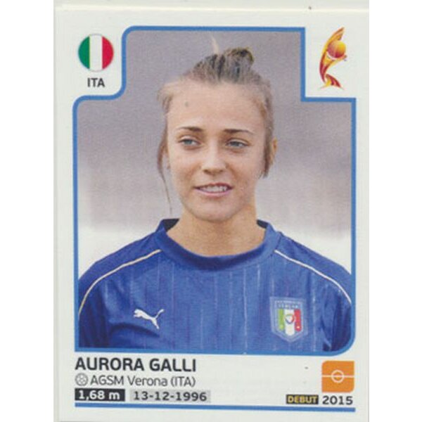 Sticker 147 - Aurora Galli - Italien - Frauen EM2017