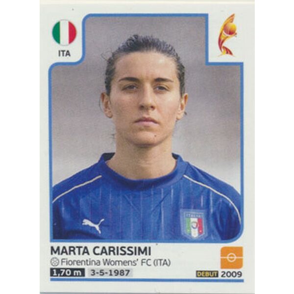 Sticker 150 - Marta Carissimi - Italien - Frauen EM2017