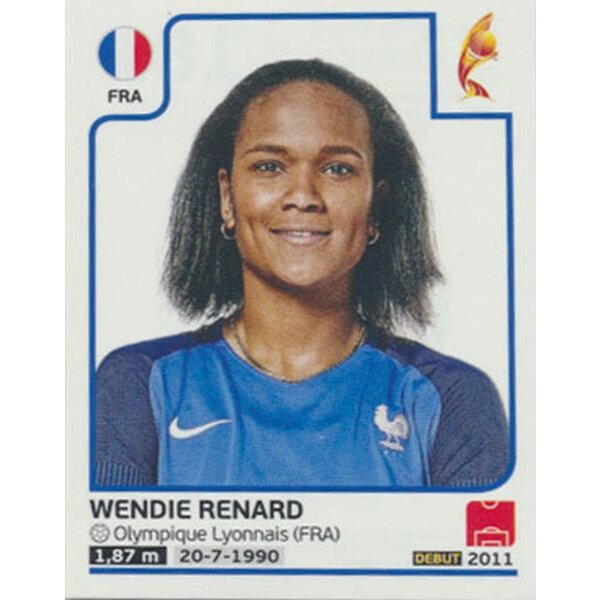 Sticker 181 - Wendie Renard - Frankreich - Frauen EM2017