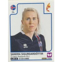 Sticker 198 - Sandra Sigurdardóttir  - Island -...