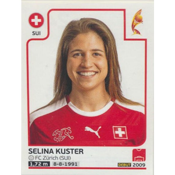 Sticker 241 - Delina Kuster - Schweiz - Frauen EM2017