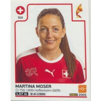 Sticker 244 - Martina Moser - Schweiz - Frauen EM2017