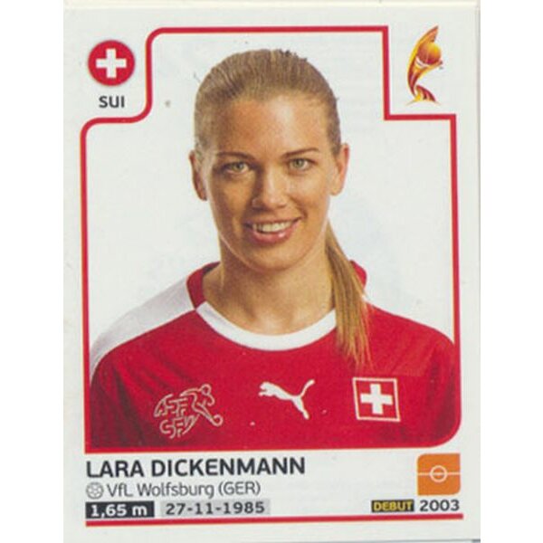 Sticker 246 - Lara Dickenmann - Schweiz - Frauen EM2017