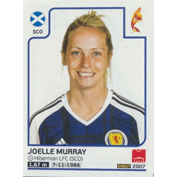 Sticker 281 - Joelle Murray - Schottland - Frauen EM2017