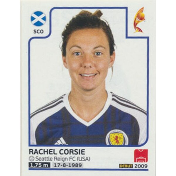 Sticker 284 - Rachel Corsie - Schottland - Frauen EM2017