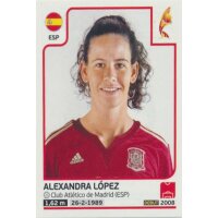 Sticker 302 - Alexandra López - Spanien - Frauen...