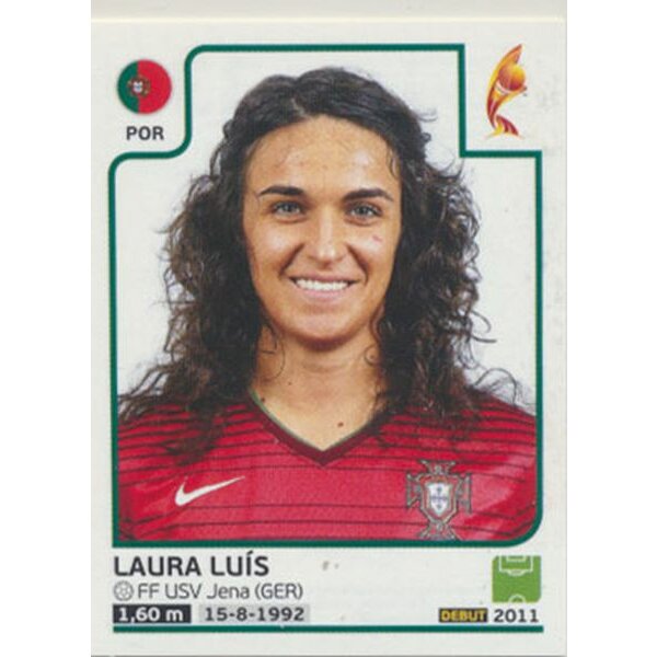 Sticker 331 - Laura Luís - Portugal - Frauen EM2017