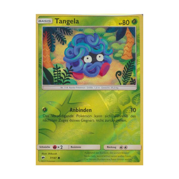 7/147 Tangela - Reverse Holo - Nacht in Flammen