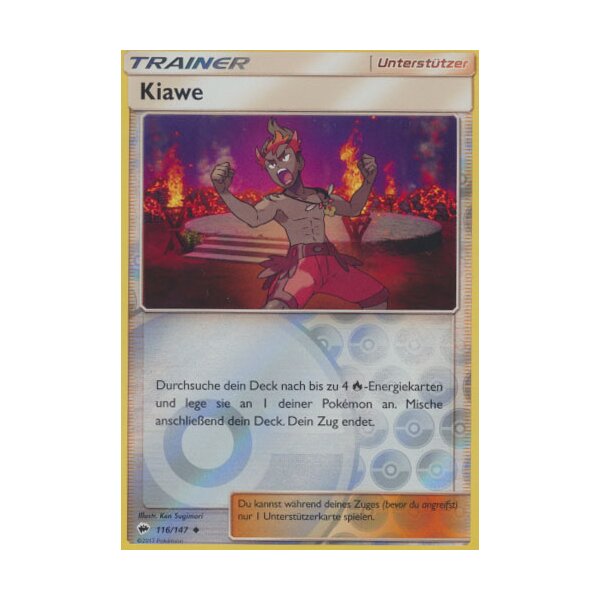 116/147 Kiawe - Reverse Holo - Nacht in Flammen