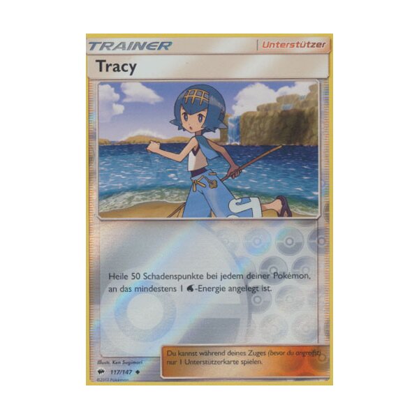 117/147 Tracy - Reverse Holo - Nacht in Flammen