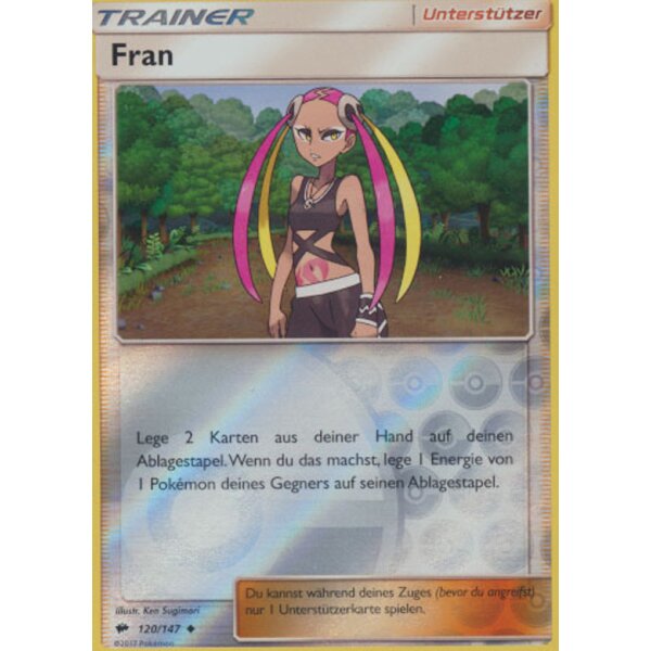 120/147 Fran - Reverse Holo - Nacht in Flammen