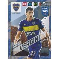 Fifa 365 Cards 2018 - 017 - Santiago Vergini - Boca Juniors