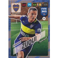 Fifa 365 Cards 2018 - 023 - Fernando Zuqui - Boca Juniors