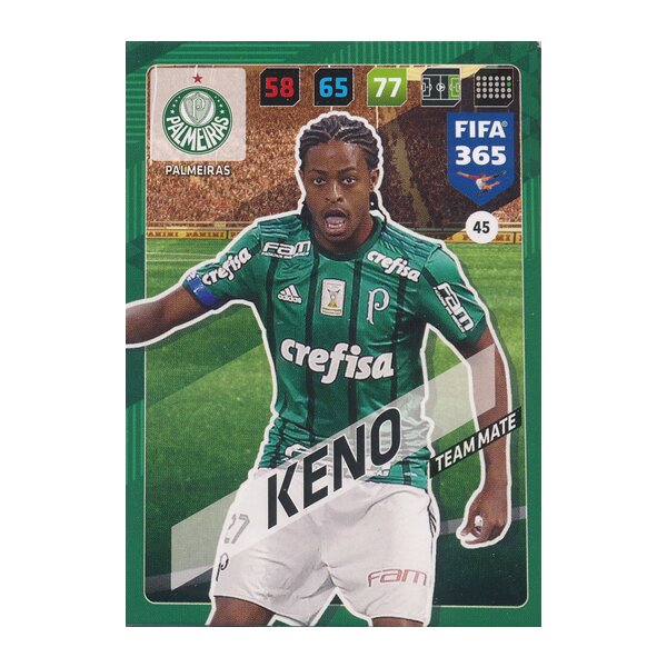 Fifa 365 Cards 2018 - 045 - Keno - Palmeiras