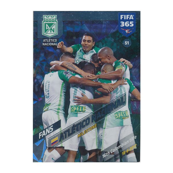 Fifa 365 Cards 2018 - 051 - Atlético Nacional - Atlético Nacional - Fans