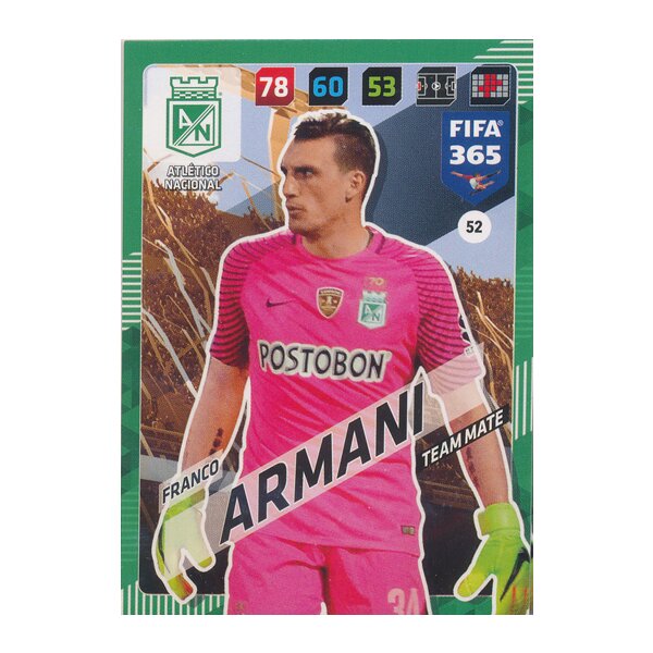 Fifa 365 Cards 2018 - 052 - Franco Armani - Atlético Nacional