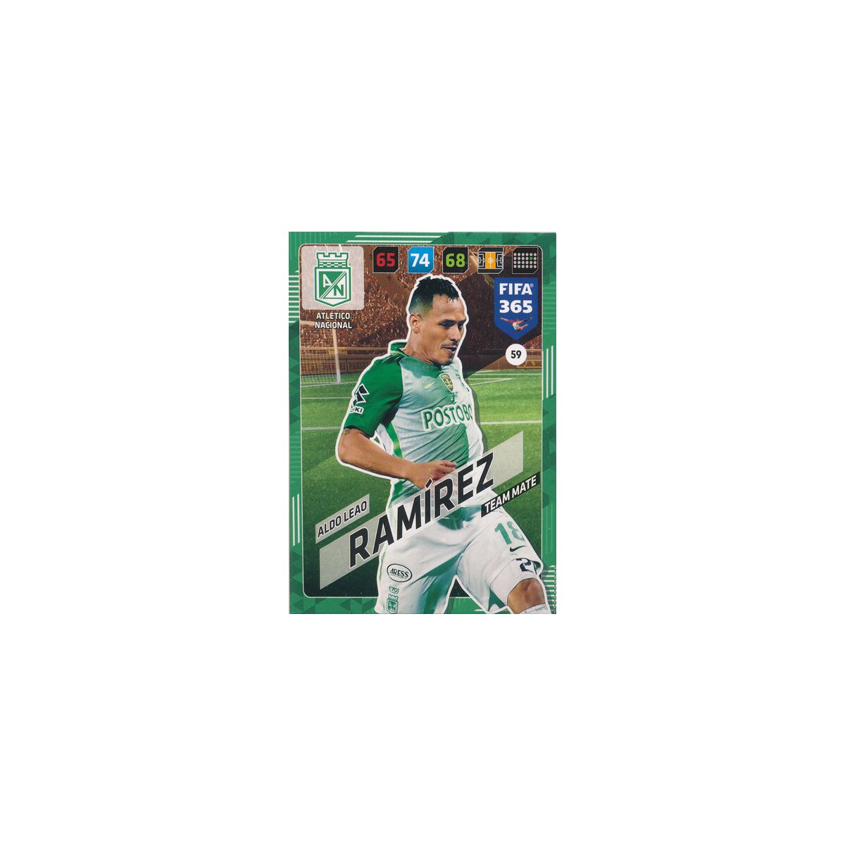 Fifa 365 Cards 2018 059 Aldo Leao Ramirez Atletico Nacional 0 39