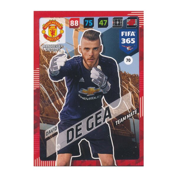 Fifa 365 Cards 2018 - 070 - David de Gea - Manchester United FC