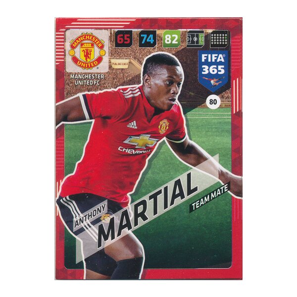 Fifa 365 Cards 2018 - 080 - Anthony Martial - Manchester United FC