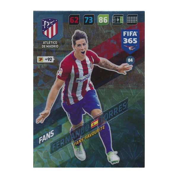 Fifa 365 Cards 2018 - 084 - Fernando Torres - Atlético de Madrid - Fans