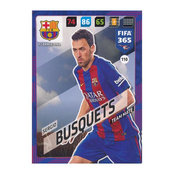 Fifa 365 Cards 2018 - 110 - Sergio Busquets - FC Barcelona