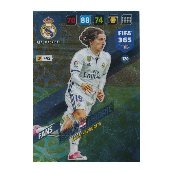 Fifa 365 Cards 2018 - 120 - Luka Modric - Real Madrid CF - Fans