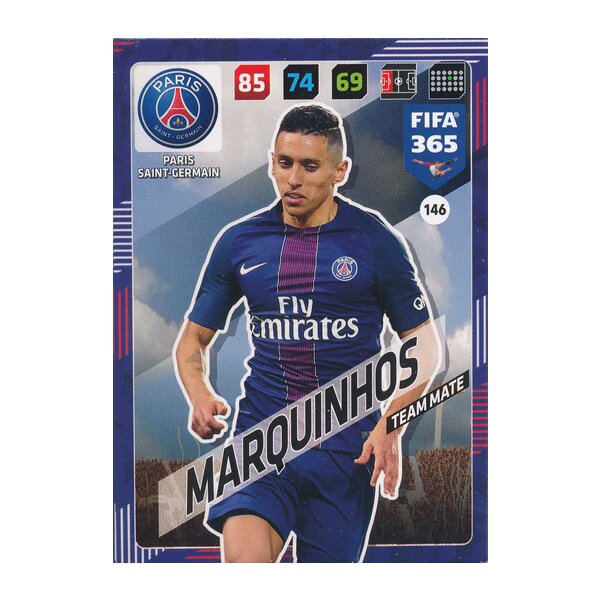 Fifa 365 Cards 2018 - 146 - Marquinhos - Paris Saint-Germain