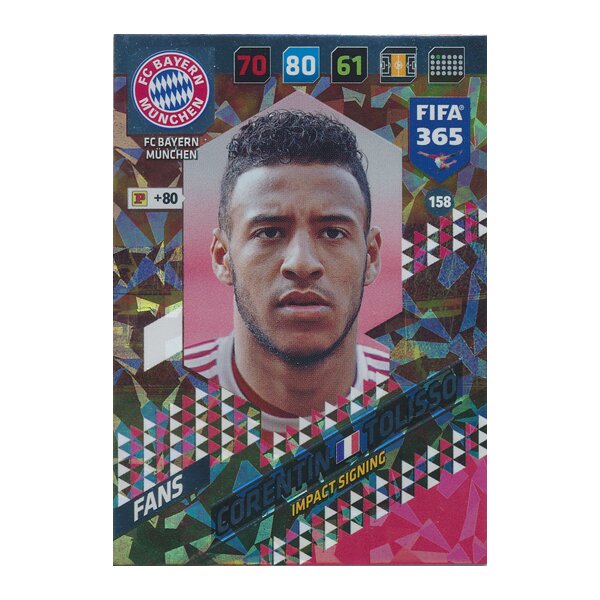 Fifa 365 Cards 2018 - 158 - Corentin Tolisso - FC Bayern München - Impact Signing