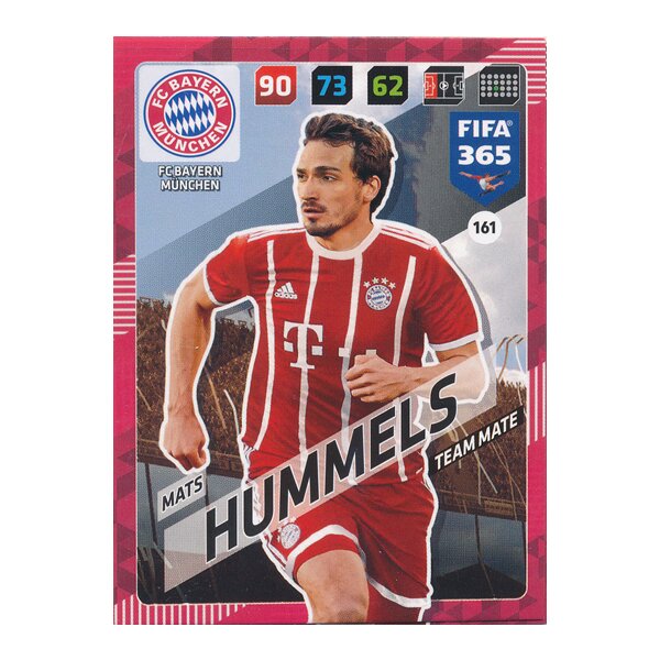 Fifa 365 Cards 2018 - 161 - Mats Hummels - FC Bayern München