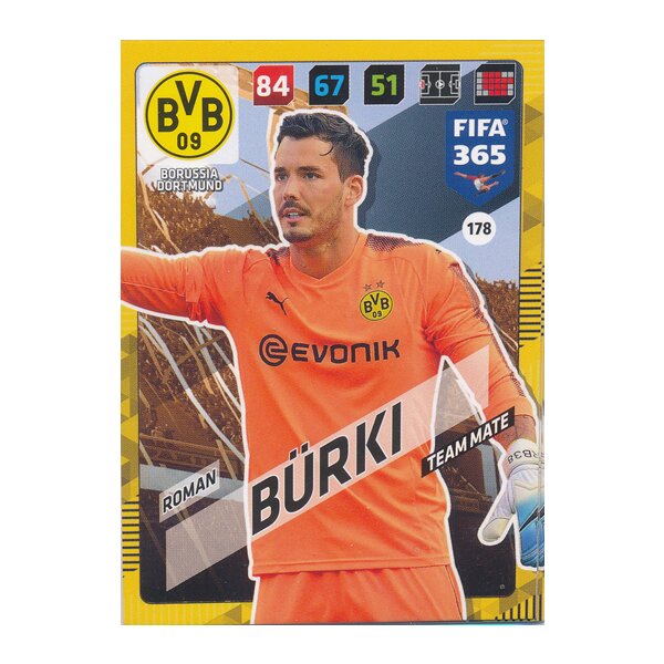 Fifa 365 Cards 2018 - 178 - Roman Bürki - Borussia Dortmund