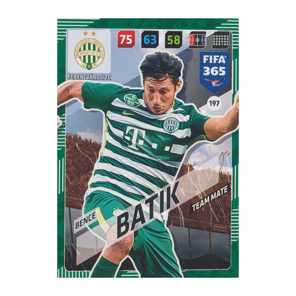 Fifa 365 Cards 2018 - 197 - Bence Batik - Ferencvárosi TC