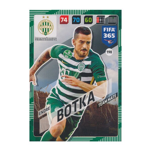 Fifa 365 Cards 2018 - 198 - Endre Botka - Ferencvárosi TC