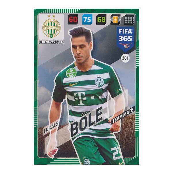 Fifa 365 Cards 2018 - 201 - Lukács Bole - Ferencvárosi TC