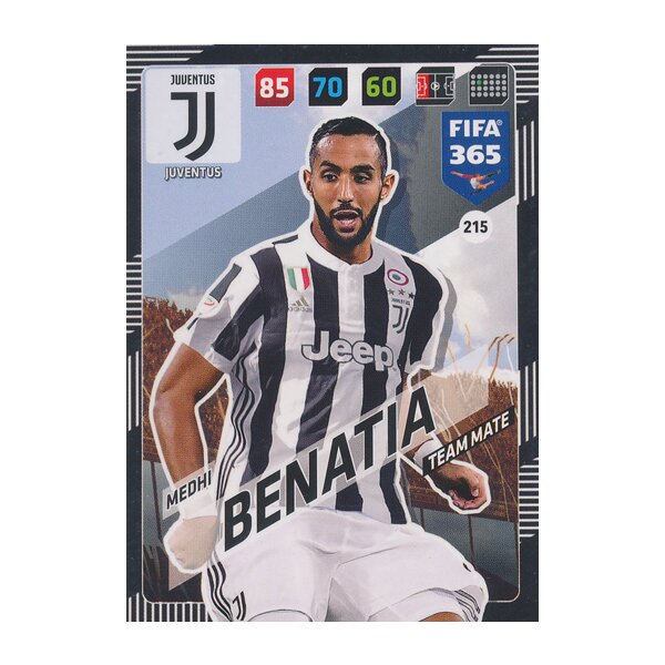 Fifa 365 Cards 2018 - 215 - Medhi Benatia - Juventus