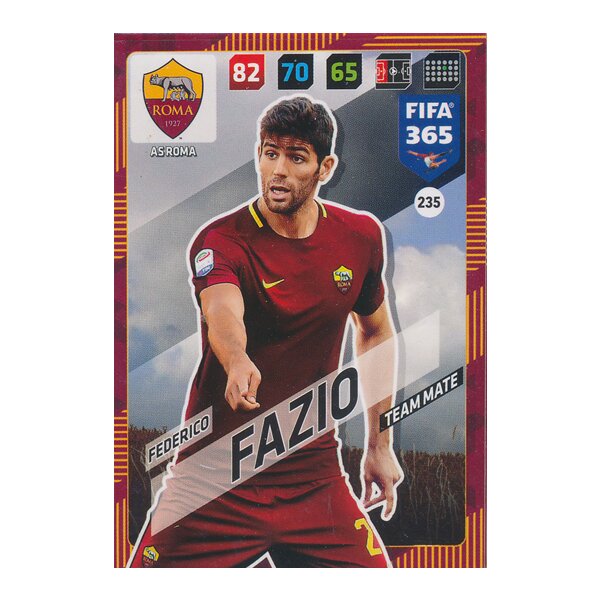 Fifa 365 Cards 2018 - 235 - Federico Fazio - AS Roma