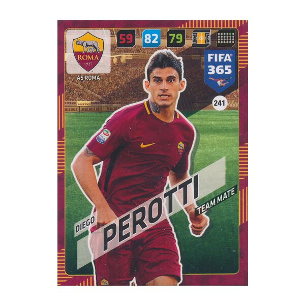 Fifa 365 Cards 2018 - 241 - Diego Perotti - AS Roma