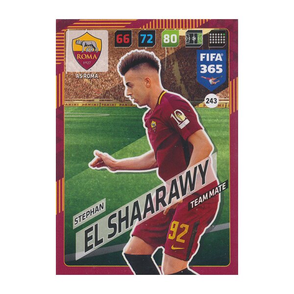 Fifa 365 Cards 2018 - 243 - Stephan El Shaarawy - AS Roma