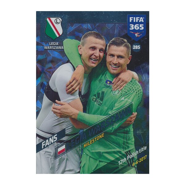 Fifa 365 Cards 2018 - 285 - Legia Warszawa - Legia Warszawa - Fans